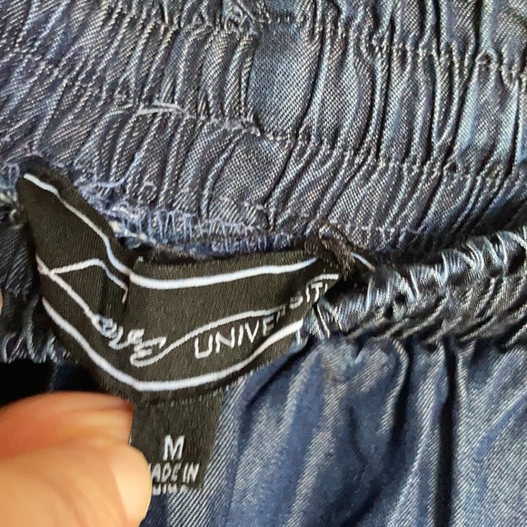 short tencel pull on elastic waist short with pockets casual size M - Picture 11 of 17